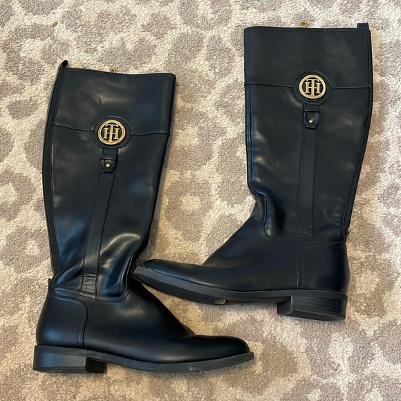 Tommy Hilfiger Ilia Riding Boots 8.5 - Picture 1 of 5